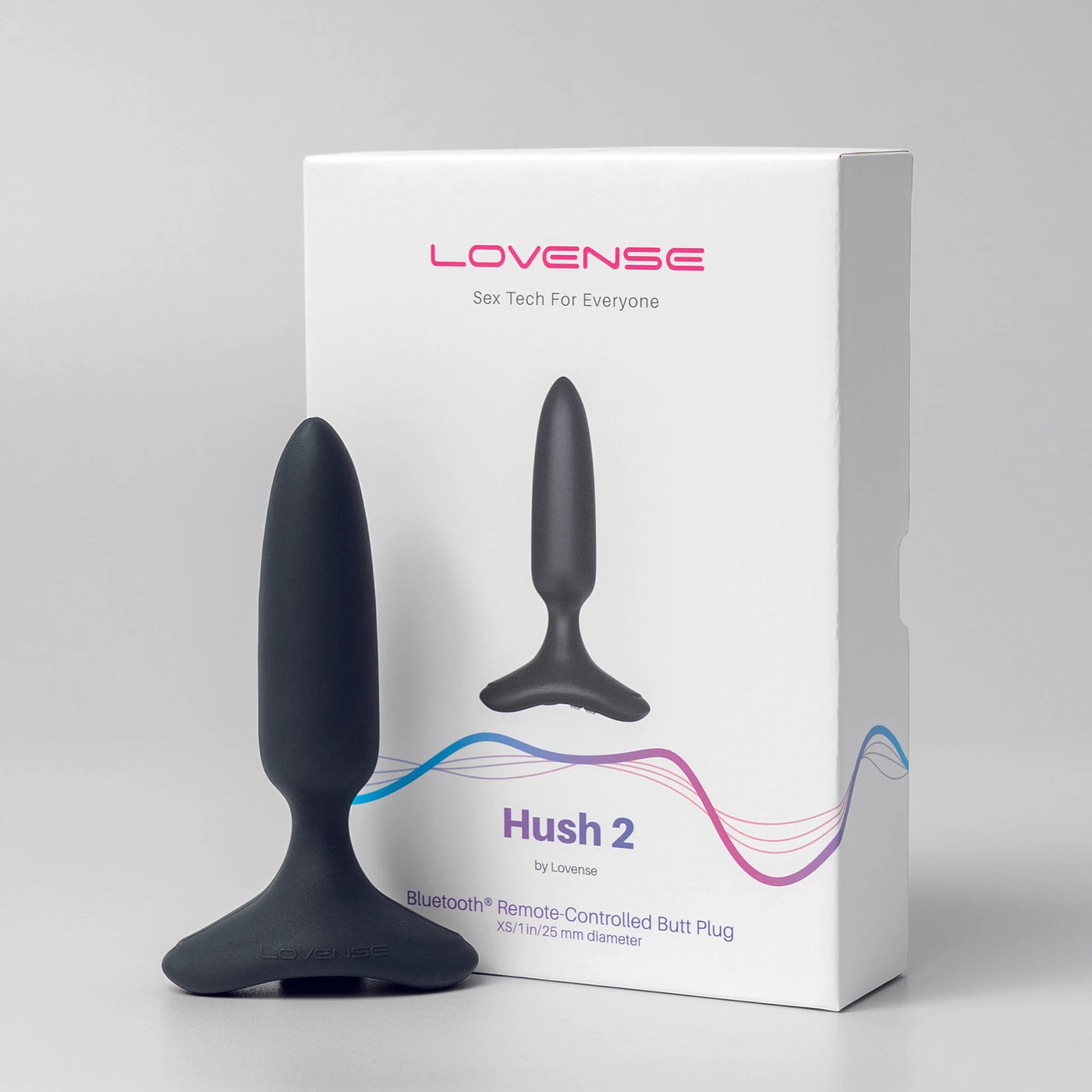 Lovense Hush 2 Butt Plug XS 25 mm Telefon Uyumlu Anal Vibratör