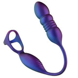 Hueman Deep Impact Cock & Ball Ring Hareketli Anal Vibratör