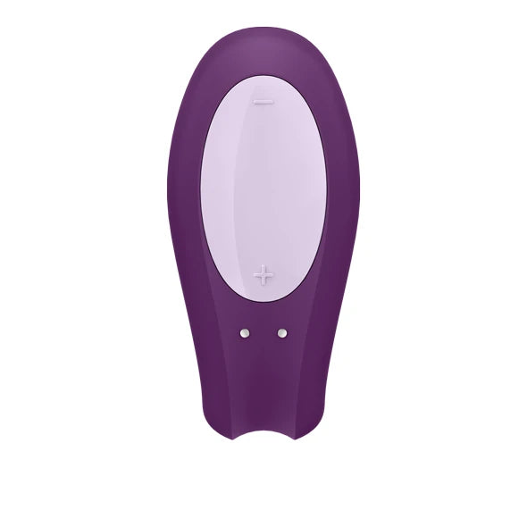 Satisfyer Double Joy Telefon Uyumlu Çiftler İçin Vibratör-Purple