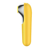 Satisfyer Dual Love Telefon Kontrollü Emiş Güçlü Vibratör-Yellow