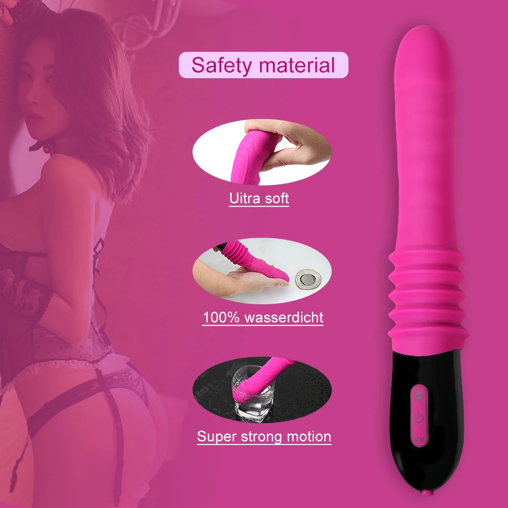 Shequ Nathan Thrusting 10 Modlu Hareketli Seks Vibratörü