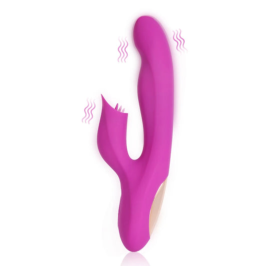Pearly Dil Hareketli G-Noktası Purple Vibratör