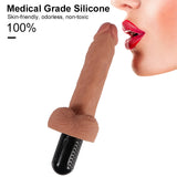 Dildo Series Victor 10 Modlu Çift Katmanlı Realistik Vibratör