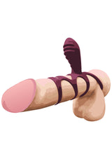 ToyJoy Happiness Halo Halo C-Ring Sleeve Titreşimli Penis Halkası