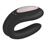 Satisfyer Double Joy Telefon Uyumlu Çiftler İçin Vibratör-Black