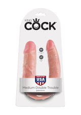 Pipedream King Cock Çift Başlı U Shape Medium Trouble Realistik Penis
