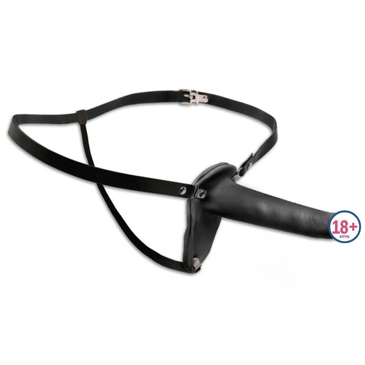 Fetish Fantasy Serisi Beginners Penetrix Strap-On Black 15 Cm Kemerli Penis