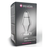 Mystim E-stim Butt Plugs John Metal Anal Plug-Large