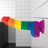 Lovetoy Prider Dildo 20 cm Renkli Soft Doku Realistik Penis LV410027