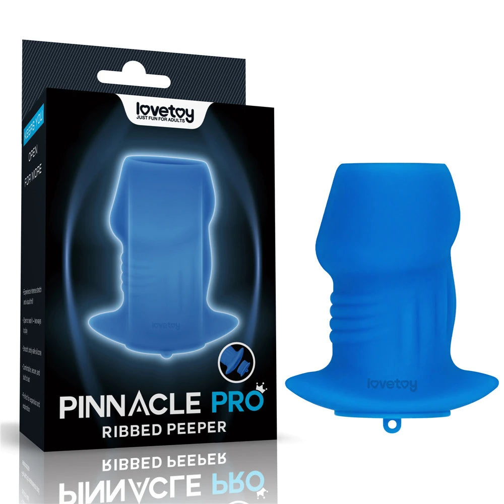 Lovetoy Pinnacle Pro Ribbed Peeper Silikon Anal Plug LV423002