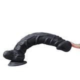Xise Dildo Series Knight Flexible Realistik Penis XS-WBC10002-Black