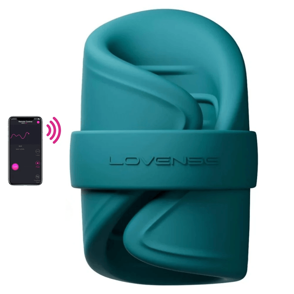 Lovense Gush Glans Massager Telefon Uyumlu Stroker Vajina Masturbator