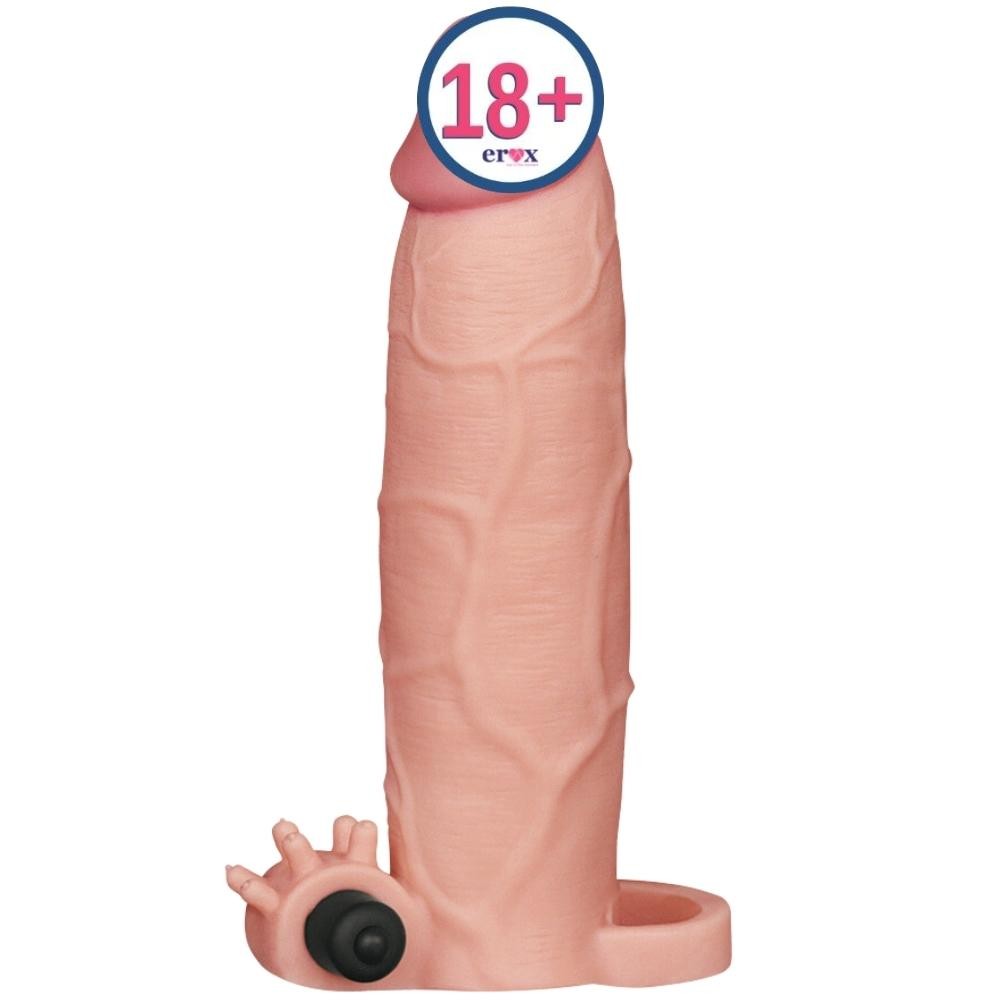 Lovetoy Pleasure X Tender Vibrating Sleeve 7.6 cm Uzatmalı Penis Kılıfı