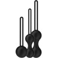 Erox Kegel Balls Exercisers Metal Ağırlıklı Kegel Egzersiz Topu Set-Black