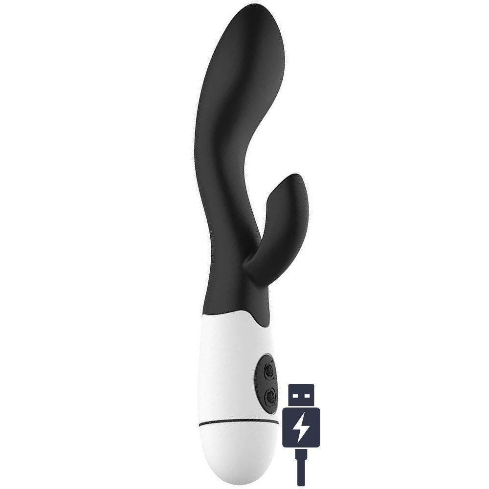 Erox Mix Vibe Curve 30 Modlu Şarjlı Rabbit Vibratör-Black