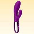 Le Wand Blend Rechargeable Şarjlı Tavşan Vibratör-Purple