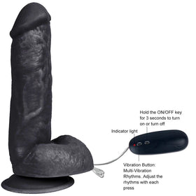 Xise Dildo Series Kassadin 18 cm Titreşimli Realistik Penis XS-WBC10029-V Black