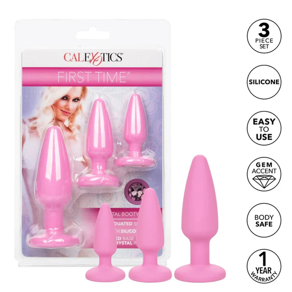 Calexotics Crystal Booty Kit Anal Alıştırıcı Set