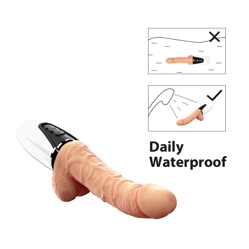 Dibe Sex Massager İleri Geri Hareketli ve Isıtmalı Sex Machine