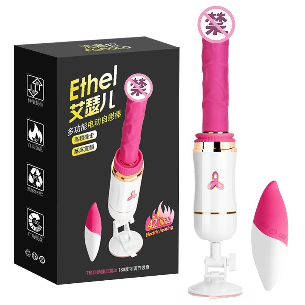 Erox Vibes Yönü Ayarlanabilir Isıtmalı İleri Geri Hareketli Thrusting Vibratör