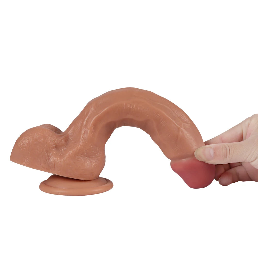 Xise Dildo Series Shoufei Squirting Dildo 24 Cm Kemerli Boşalabilir Realistik Penis