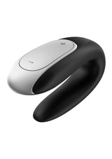 Satisfyer Double Fun Telefon ve Uzaktan Kumanda Kontrollü Vibratör-Black