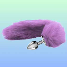 Erox Love The Anal Fantasy Lila Tilki Kuyruklu Metal Anal Plug