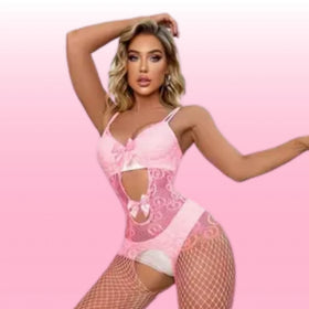 Erox She Fantasy Wear Body De Renda Vücut Çorabı