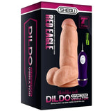 Shequ Vibrating Dildo Red Eagle 16 cm Titreşimli Realistik Penis SQ-WBC10013
