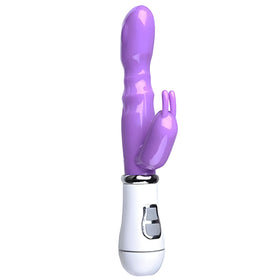 Erox Bunny Vibe Klitoral Rabbit G-Spot Vibratör-Purple