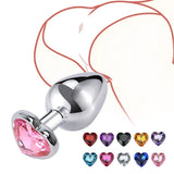 Erox My Heart Jewellery Kalpli Metal Anal Plug-Medium