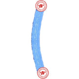 Erox Double Ended Jelly Dildo 30 cm Çift Taraflı Jel Penis-Blue