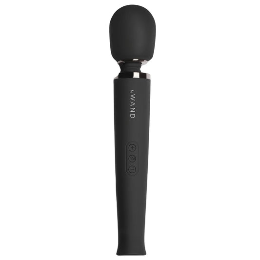 Le Wand Rechargeable Massager Masaj Wand Vibrator Black