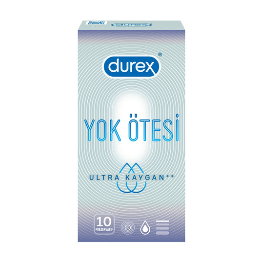 Durex Yok Ötesi Ultra Kaygan 10'lu Prezervatif