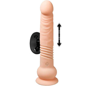 Erox Escapade Thrusting İleri Geri Hareketli Titreşimli Kemerli Penis-Flesh