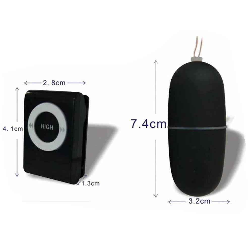 Erox Exovid 20 Mod Uzaktan Kumandalı Giyilebilir Vibratör-Black