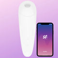 Satisfyer Curvy 2+ White Telefon Kontrollü Emiş Güçlü Vibratör