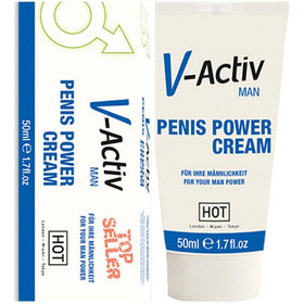 Hot V-Activ Penis Power Cream Özel Erkek Penis Kremi 50 Ml.
