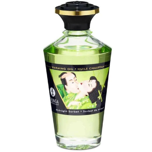 Shunga Aphrodisiac Warming Oil Sorbet Aromalı Isıtmalı Masaj Yağı 100 Ml.