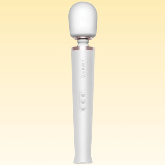 Le Wand Rechargeable Body Wand Massager Masaj Aleti-White