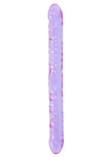 Doc Johnson Cyrstal Jellies 45 Cm Çift Taraflı Realistik Jel Penis-Mor