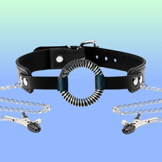 Pipedream Fetish Fantasy Series O-Ring Gag Göğüs Klipsi
