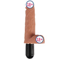 Dildo Series Victor 10 Modlu Çift Katmanlı Realistik Vibratör