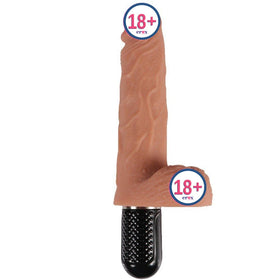 Dildo Series Victor 10 Modlu Çift Katmanlı Realistik Vibratör