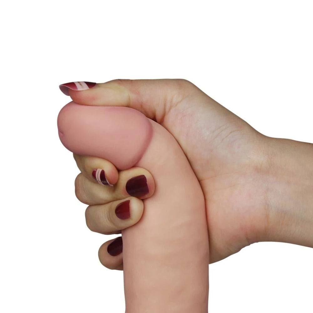 Lovetoy The Ultra Soft Dude Dildo 18 Cm Titreşimli Realistik Penis