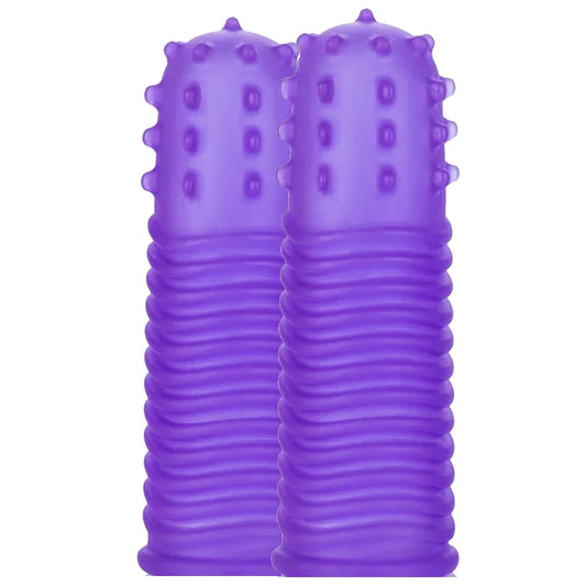 Calexotics Intimate Play Finger Tingler Parmak Kılıfı-Purple