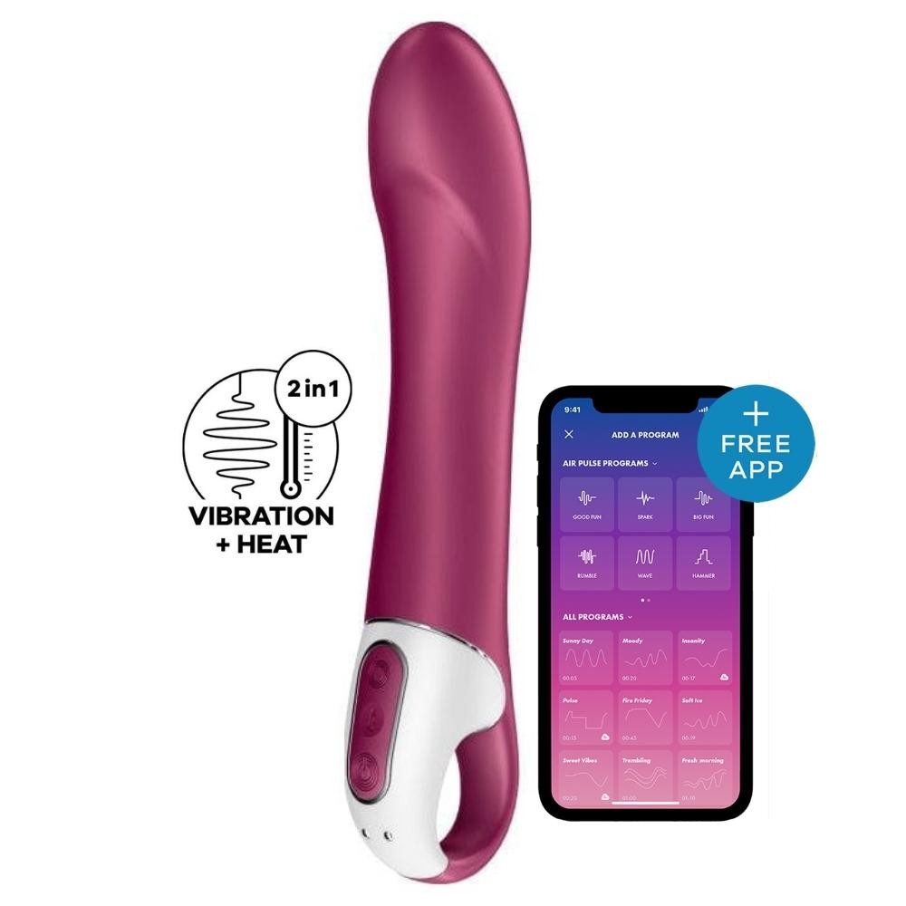Satisfyer Big Heat Telefon Kontrollü Isıtmalı Vibratör
