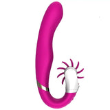 Erox Dave 2 Purple Hareketli Klitoral Penetrasyon G-Stimulant Vibratör