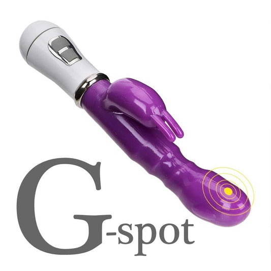 Erox Bunny Vibe Klitoral Rabbit G-Spot Vibratör-Purple