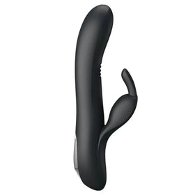 Pretty Love Dylan Parmak Hareket Fonksiyonlu Rabbit Vibratör-Black